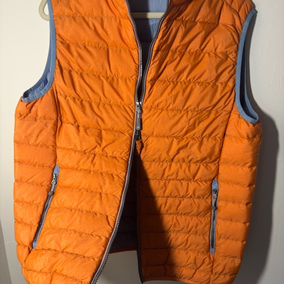 “Peter Millar” Men's Orange Quilted Vest - Picture 5 of 10